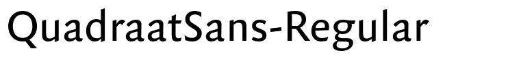 QuadraatSans-Regular