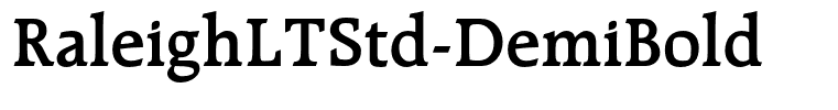 RaleighLTStd-DemiBold