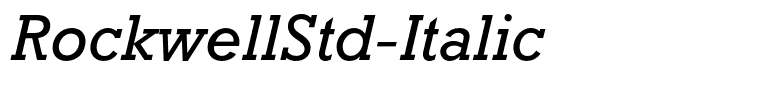 RockwellStd-Italic