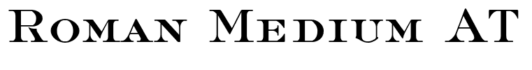 Roman Medium AT