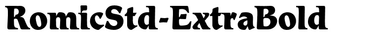 RomicStd-ExtraBold