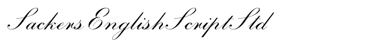 SackersEnglishScriptStd