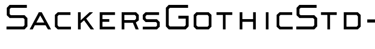 SackersGothicStd-Square