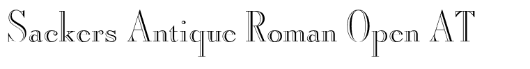 Sackers Antique Roman Open AT