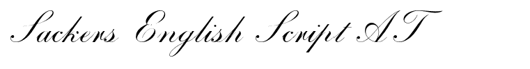 Sackers English Script AT