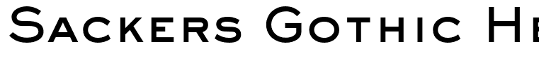 Sackers Gothic Heavy AT