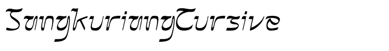 SangkuriangCursive