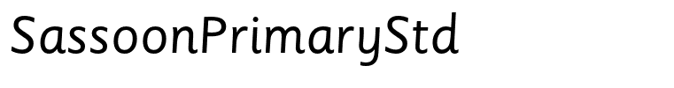 SassoonPrimaryStd