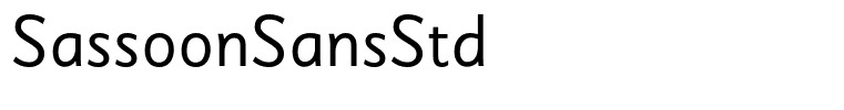 SassoonSansStd