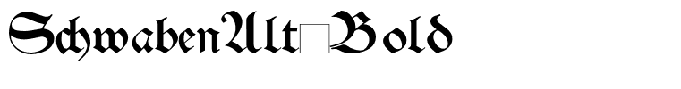 SchwabenAlt-Bold