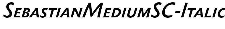 SebastianMediumSC-Italic