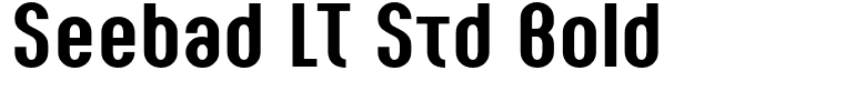 Seebad LT Std Bold