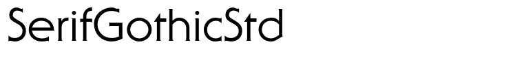 SerifGothicStd