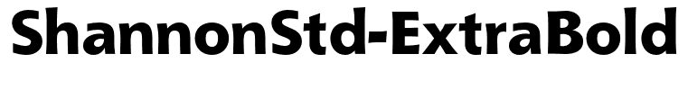 ShannonStd-ExtraBold