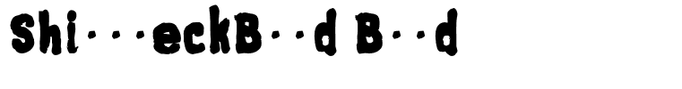 ShipwreckBold Bold
