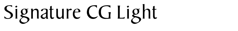 Signature CG Light