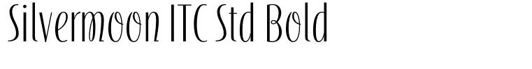 Silvermoon ITC Std Bold