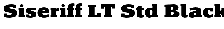 Siseriff LT Std Black