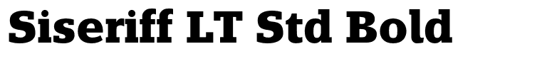 Siseriff LT Std Bold