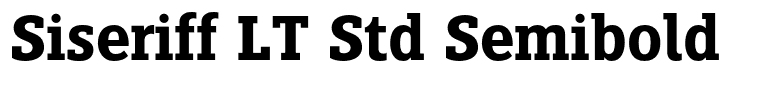 Siseriff LT Std Semibold