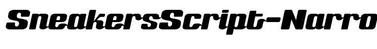SneakersScript-Narrow