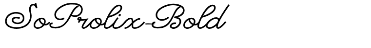 SoProlix-Bold