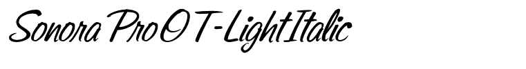 SonoraProOT-LightItalic