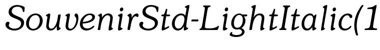 SouvenirStd-LightItalic(1)