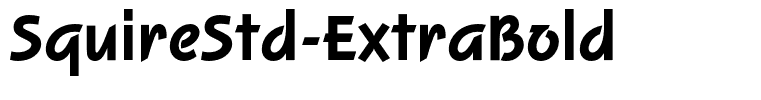 SquireStd-ExtraBold