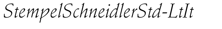StempelSchneidlerStd-LtIt