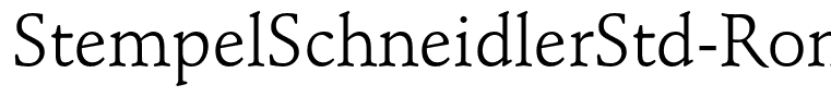 StempelSchneidlerStd-Roman