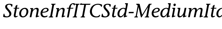StoneInfITCStd-MediumItalic