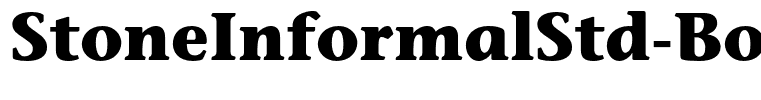 StoneInformalStd-Bold