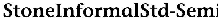 StoneInformalStd-Semibold