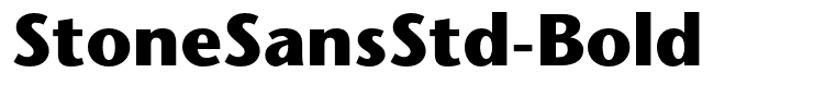 StoneSansStd-Bold