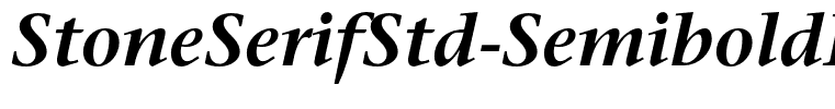 StoneSerifStd-SemiboldIt