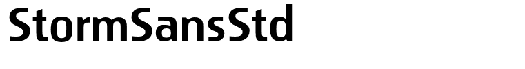 StormSansStd