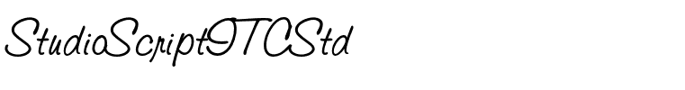 StudioScriptITCStd