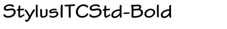 StylusITCStd-Bold