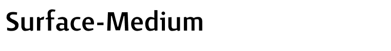 Surface-Medium