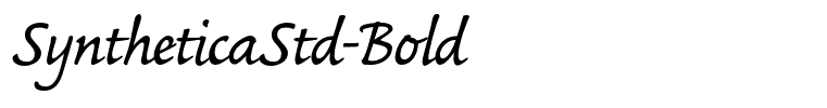 SyntheticaStd-Bold