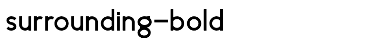 surrounding-bold