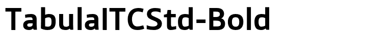 TabulaITCStd-Bold
