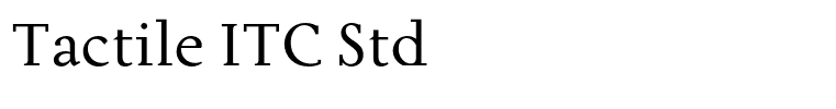 Tactile ITC Std