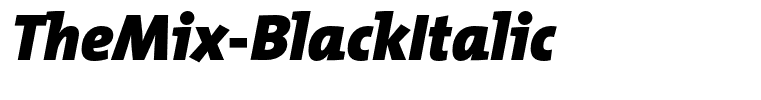 TheMix-BlackItalic