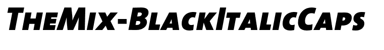 TheMix-BlackItalicCaps