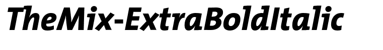 TheMix-ExtraBoldItalic