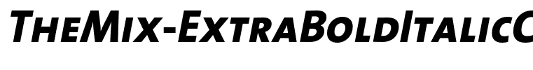 TheMix-ExtraBoldItalicCaps