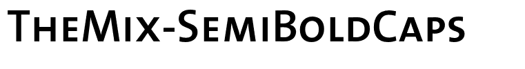 TheMix-SemiBoldCaps