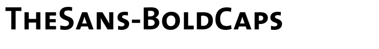 TheSans-BoldCaps